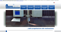 Desktop Screenshot of nuovainoxsrl.it
